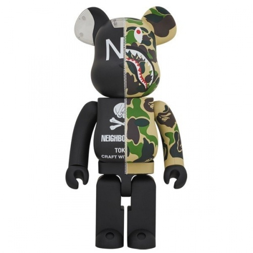 ベアブリック 1000％ A BATHING APE(R) × NEIGHBORHOOD(R) BE@RBRICK