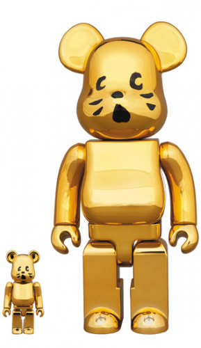 ベアブリック 400％ BE@RBRICK にゃー 金メッキVer. 100％ & 400％