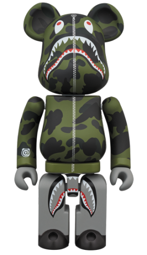 1ST CAMO SHARK BE@RBRICK 超合金 GREEN