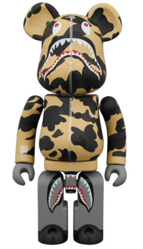 1ST CAMO SHARK BE@RBRICK 超合金 YELLOW