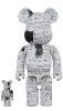 ベアブリック 400％ BE@RBRICK JEAN-MICHEL BASQUIAT #3 100％ & 400％ ジャン＝ミシェル・バスキア