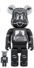 ベアブリック 400％ BE@RBRICK XLARGE × D*Face 100％ & 400％ BLACK