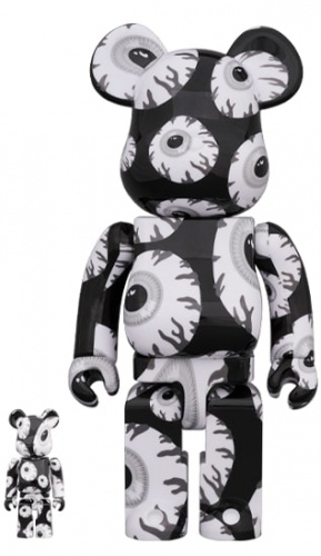 ベアブリック 400％ BE@RBRICK Mishka monochromatic 100％ & 400％ ミシカ