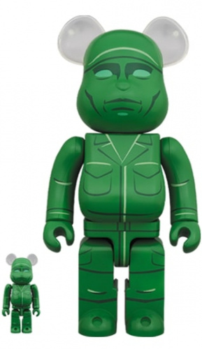 ベアブリック 400％ BE@RBRICK GREEN ARMY MEN 100％ & 400％ グリーンアーミーメン