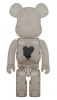 ベアブリック 1000％ BE@RBRICK EMOTIONALLY UNAVAILABLE Black Heart エモーショナリー アンアベイラブル