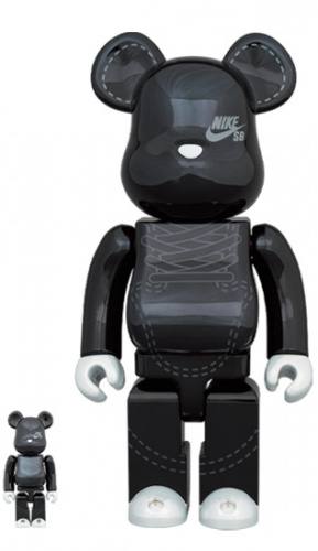 ベアブリック 400％ BE@RBRICK NIKE SB 2020 BLACK 100％ & 400％ ナイキ