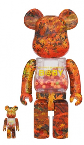 ベアブリック 400％ MY FIRST BE@RBRICK B@BY AUTUMN LEAVES Ver.100％ ＆ 400％