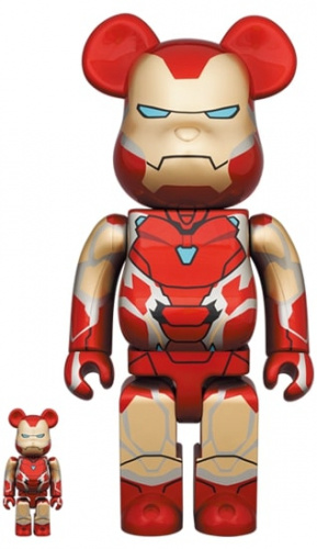 ベアブリック 400％ BE@RBRICK IRON MAN MARK 85 100％ & 400％ アイアンマン