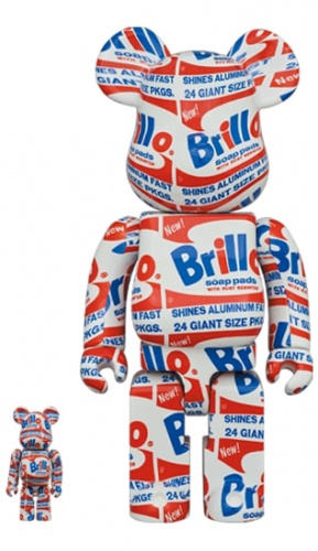 ベアブリック 400％ BE@RBRICK ANDY WARHOL "Brillo" 100％ & 400％ アンディ・ウォーホル