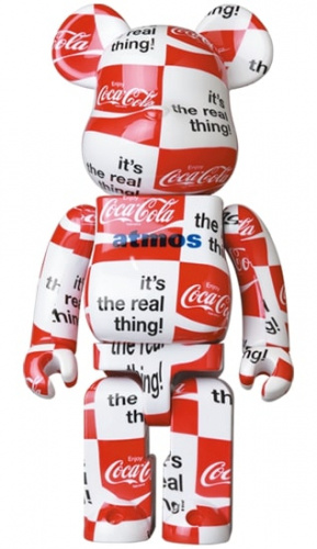 ベアブリック 1000％ BE@RBRICK atmos × Coca-Cola CHECKERBOARD アトモス×コカ・コーラ
