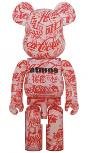 ベアブリック 1000％ BE@RBRICK atmos × Coca-Cola CLEAR BODY アトモス×コカ・コーラ