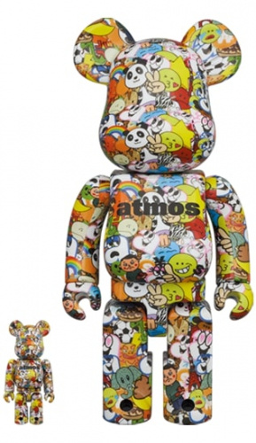 ベアブリック 400％ BE@RBRICK atmos EMOJI 100％ & 400％