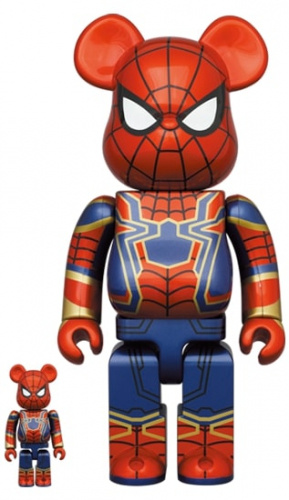 ベアブリック 400％ BE@RBRICK IRON SPIDER 100％ & 400％ アイアン・スパイダー