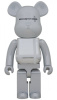 ベアブリック 1000％ BE@RBRICK MEDICOM TOY PLUS WHITE CHROME Ver. メディコム・トイ プラス