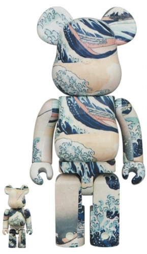 ベアブリック 400％ BE@RBRICK 葛飾北斎「神奈川沖浪裏」 100％ & 400％