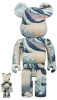 ベアブリック 400％ BE@RBRICK 葛飾北斎「神奈川沖浪裏」 100％ & 400％