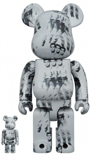 ベアブリック 400％ BE@RBRICK Andy Warhol's ELVIS PRESLEY 100％ & 400％ アンディ・ウォーホル エルヴィス・プレスリー