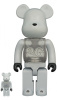 ベアブリック 400％ BE@RBRICK 2G WHITE CHROME 100％ & 400％