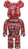 ベアブリック 1000％ BE@RBRICK atmos × Coca-Cola CLEAR RED アトモス×コカ・コーラ