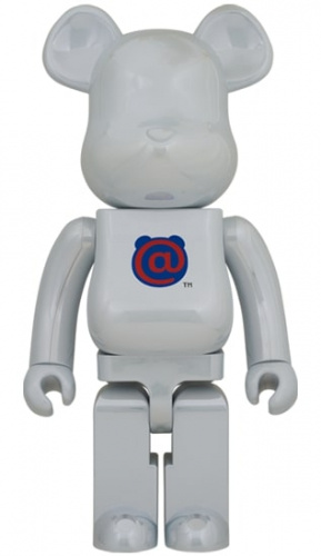 ベアブリック 1000％ BE@RBRICK 1st MODEL WHITE CHROME