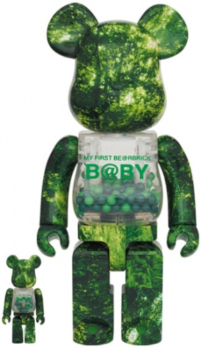 ベアブリック 400％ MY FIRST BE@RBRICK FOREST GREEN Ver. 100％ & 400％