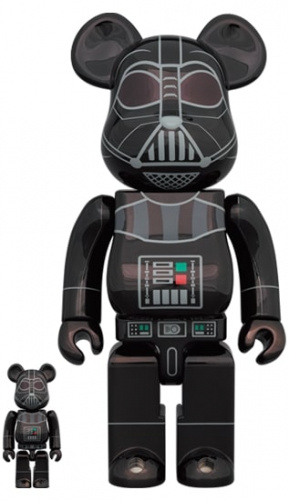 ベアブリック 400％ BE@RBRICK DARTH VADER(Rogue One Ver.) Chrome Ver.100％ & 400％ ダース・ベイダー