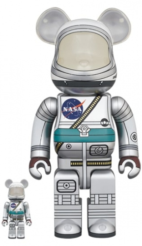 ベアブリック 400％ BE@RBRICK PROJECT MERCURY ASTRONAUT 100％ & 400％