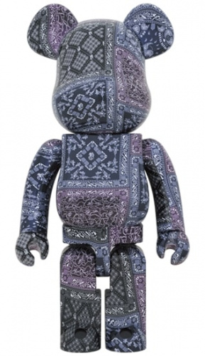 ベアブリック 1000％ BE@RBRICK BAPE(R) BLACK BANDANA