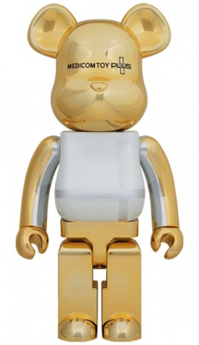 ベアブリック 1000％ BE@RBRICK MEDICOM TOY PLUS GOLD CHROME Ver.