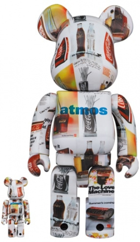 ベアブリック 400％ BE@RBRICK atmos × Coca-Cola TYPE-5 100％ & 400％ アトモス×コカ・コーラ