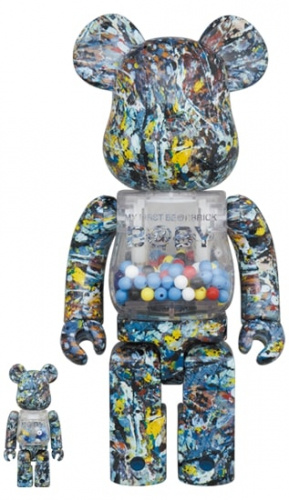 ベアブリック 400％ MY FIRST BE@RBRICK Jackson Pollock Studio Ver.100％ & 400％ ジャクソン・ポロック