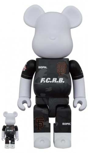 ベアブリック 400％ BE@RBRICK F.C.R.B. × MLB 100％ & 400％ (SAN FRANCISCO GIANTS) エフシーレアルブリストル サンフランシスコ・ジャイアンツ