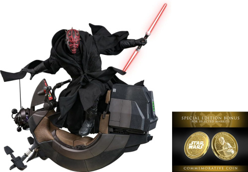 MMS749B 【ムービー・マスターピース】 『スター・ウォーズ　エピソード1/ファントム・メナス』 1/6スケールフィギュア　ダース・モール&シス・スピーダー(2.0版)[ボーナスアクセサリー付き]