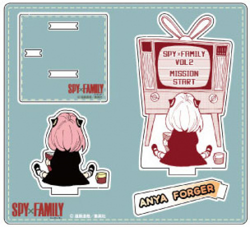 SPY×FAMILY アクリルジオラママスコット あーにゃとてれび