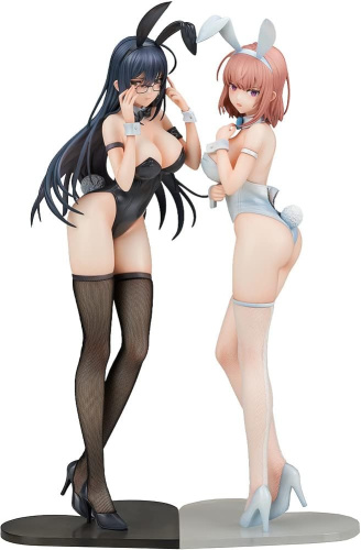 1/6 黒バニー葵&白バニー夏芽 2体セット (あおい&なつめ) イコモチ オリジナルキャラクター
