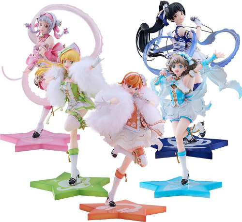 1/7 ラブライブ！スーパースター!! 玫花綺夢Ver. 1期生の5人セット版 特典付属