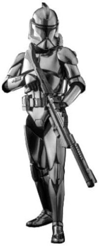 MMS643 【ムービー・マスターピース】 『スター・ウォーズ』 1/6スケールフィギュア　クローン・トルーパー(クロム版)