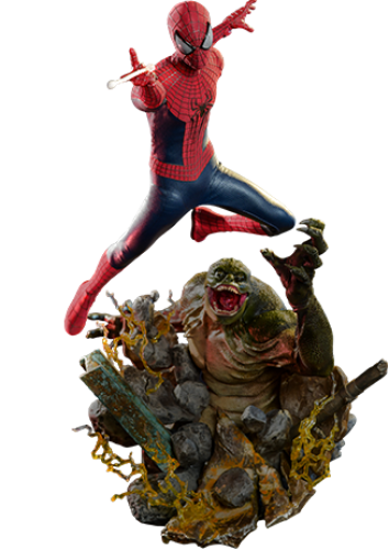 MMS658 + ACS013 【ムービー・マスターピース】 『アメイジング・スパイダーマン2』 1/6スケールフィギュア　アメイジング・スパイダーマン&リザード(ジオラマ台座)セット