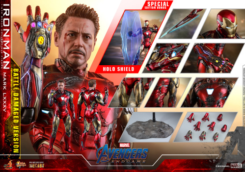 MMS543D33b 【ムービー・マスターピース DIECAST】 『アベンジャーズ/エンドゲーム』 1/6スケールフィギュア　アイアンマン・マーク85(バトルダメージ版)[ボーナスアクセサリー付き]