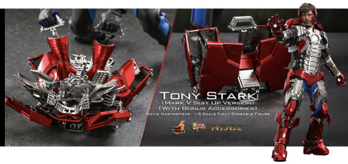 MMS600 【ムービー・マスターピース】 『アイアンマン2』 1/6スケールフィギュア　トニー・スターク(マーク5・スーツアップ版)[ボーナスアクセサリー付き]