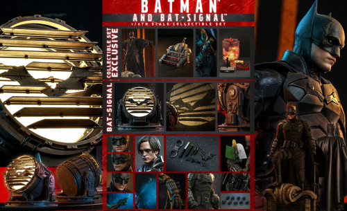 MMS641 【ムービー・マスターピース】 『THE BATMAN-ザ・バットマン-』 1/6スケールフィギュア　バットマン&バットシグナル[ボーナスアクセサリー付き]