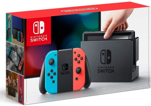 [Switch]Nintendo Switch 本体 Joy-Con(L)ネオンブルー/(R) ネオンレッド