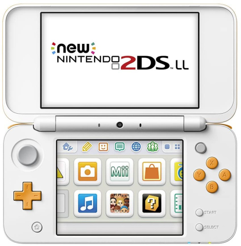 [2DS]Newニンテンドー2DS LL 本体 ホワイト×オレンジ(JAN-S-OAAA)