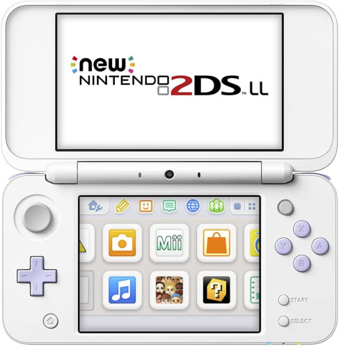 [2DS]Newニンテンドー2DS LL 本体 ホワイト×ラベンダー(JAN-S-UAAA)