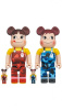 ベアブリック 400％ BE@RBRICK BAPE (R) × ペコちゃん & ポコちゃん 100％ & 400％(4体セット)