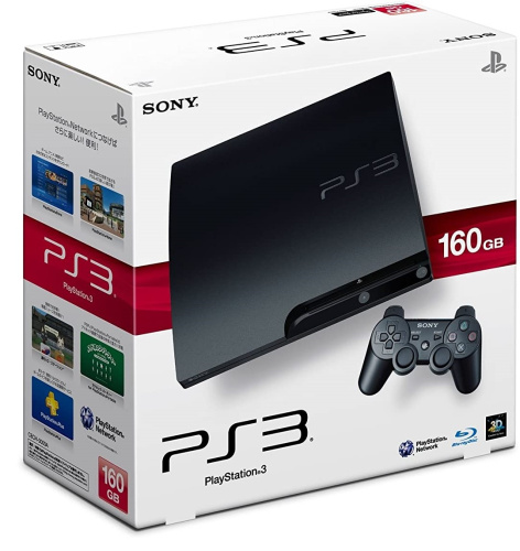 [PS3]プレイステーション3 本体 (PlayStation 3) HDD160GB チャコール・ブラック(CECH-3000A)