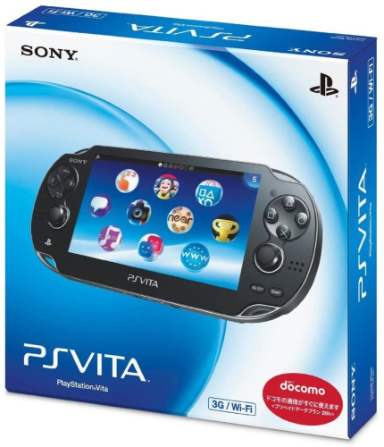 [PSV]PlayStationVita 3G/Wi-Fiモデル クリスタル・ブラック