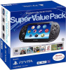 [Vita]PlayStation Vita Super Value Pack 3G/Wi-Fiモデル クリスタル・ブラック(PCHJ-10019)