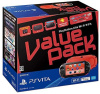 [PSV]PlayStation Vita Value Pack Wi-Fiモデル レッド/ブラック