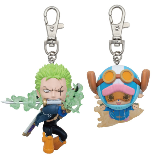 ワンピース フィギュアキーホルダーvol.8 全2種セット ゾロ チョッパー